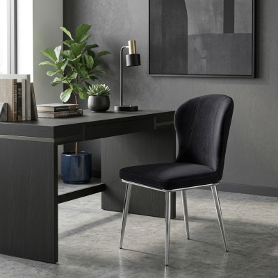 Groupe Ensemble 4x Fauteuil Chaise Design Tissu Rembourré Chaises Salle à manger Textile