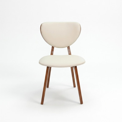 Chaise de salle à manger moderne blanche 4x chaises Chaise en bois Chaise à une place nouvelle