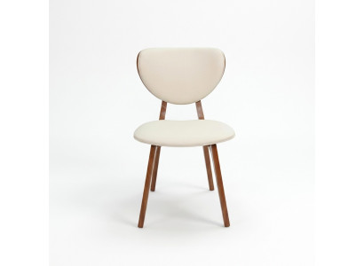 Chaise de salle à manger moderne blanche 4x chaises Chaise en bois Chaise à une place nouvelle