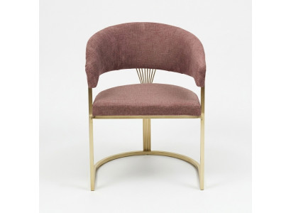 Chaise de salle à manger moderne Designer Luxe éléments en acier inoxydable Textile nouveau