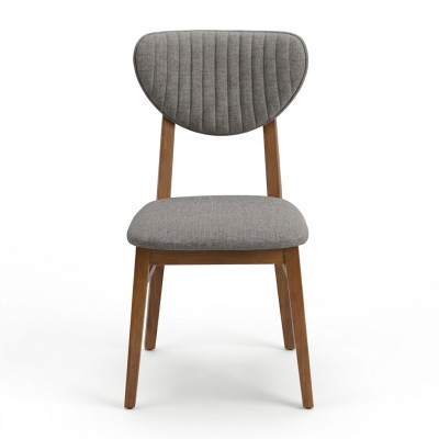 Chaise en bois marron Chaises designer rembourrées Mobilier de salle à manger luxueux