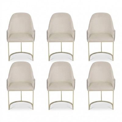 chaise rembourrée moderne 6 chaises chaise de salle à manger de haute qualité chaise de cuisine multicolore