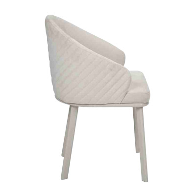 Chaise de salle à manger blanc 4x chaises Salle à manger Chaises modernes en bois Design neuf