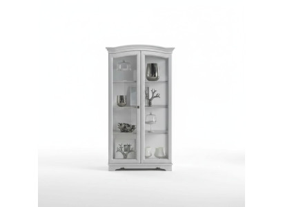 Vitrines Armoire Bois massif Buffet Vitrine Salon Meubles en bois