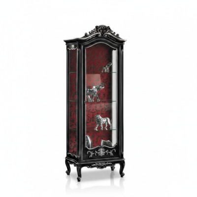 Buffet de design Meuble italien Vitrine de luxe en bois Armoire de luxe