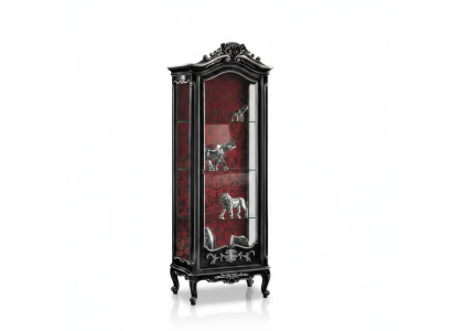 Buffet de design Meuble italien Vitrine de luxe en bois Armoire de luxe