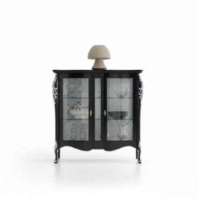 Armoires Vitrines en bois Vitrine en verre Armoire Vitrine Buffet de salon Meubles Buffet