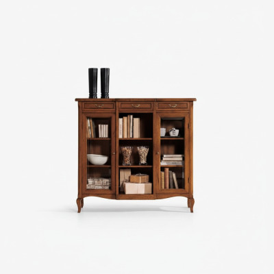 Vitrine de luxe en bois de designer Armoire Conception Buffet de design Mobiliers italiens