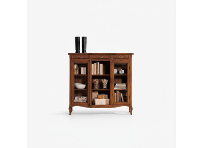 Vitrine de luxe en bois de designer Armoire Conception Buffet de design Mobiliers italiens