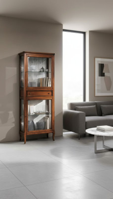 Vitrine Armoire Commode Étagère en verre Vitres Armoires Mobilier salon