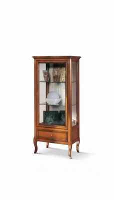 Vitrine Armoire en bois Vitrines classiques Design en bois Salon neuf