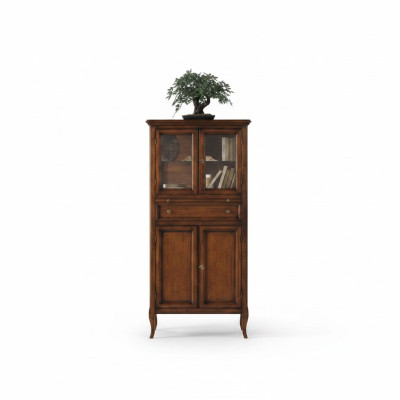 Garde-robe classique meuble brun Vitrine vitrine armoire vitrine neuve