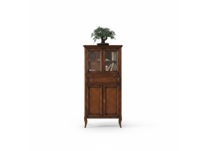 Garde-robe classique meuble brun Vitrine vitrine armoire vitrine neuve