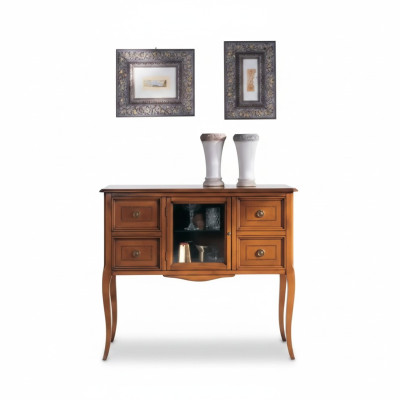 Style classique Commode Buffet de salon En bois Marron nouveau