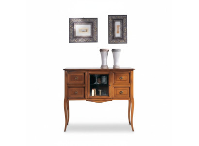 Style classique Commode Buffet de salon En bois Marron nouveau