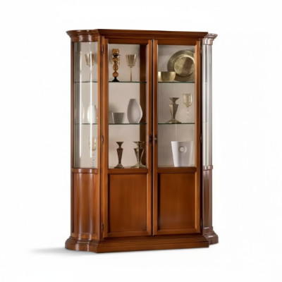Vitrine de luxe Mobilier de salon Armoire Vitrines en verre Buffet design