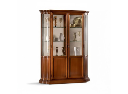 Vitrine de luxe Mobilier de salon Armoire Vitrines en verre Buffet design
