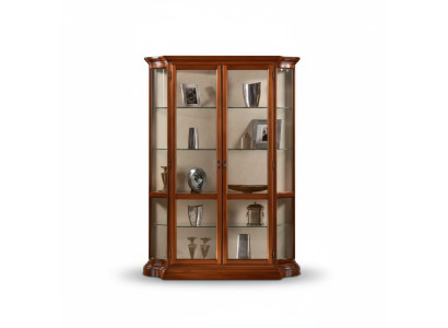 Vitrines Armoire en verre Vitrine Salon Bois Buffet Meuble de luxe neuf