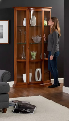 Armoire Vitrine en bois Vitrine en verre Armoire Vitrine Mobilier de salon Buffet