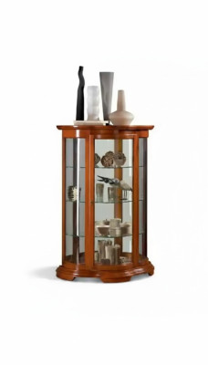 Vitrine Armoire Étagère Salon Buffet Mobilier Classique Étagères Bois