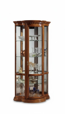 Armoires Vitrine en bois Armoire en verre Armoire en bois massif Meuble de salon Buffet