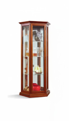 Vitrine Armoires Présentoirs Bois Luxe Salon Meubles Garde-robe Marron nouveau