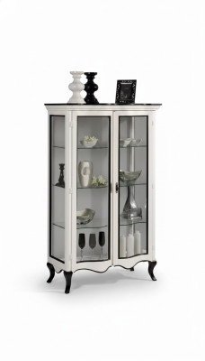 Meubles de salon Buffet en bois Vitrines en verre Armoire en bois massif Vitrine