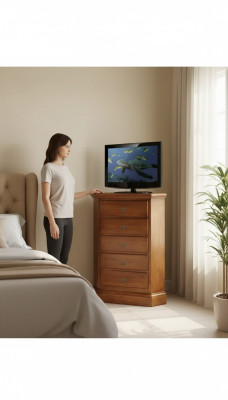 Buffet télé Armoire télé Meuble TV Meuble italien Salon Meuble en bois Style de mobilier