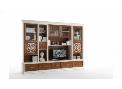 Salon Étagère Murale TV Armoire Murale Armoires en Bois Mobilier de Salon neuf