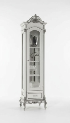 Vitrine Armoire Verre Salon Blanc Design Italien Meubles Neufs