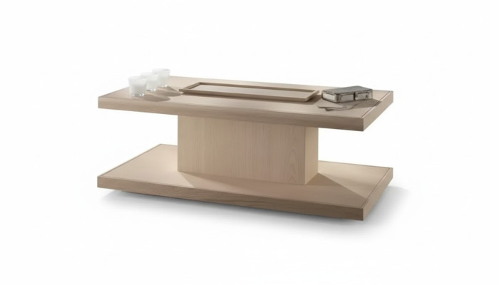 Table basse de designer classique r de luxe Table de salon côté en bois