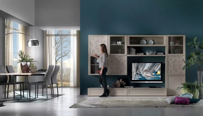 Ensemble de salon Vitrine Commode Unités murales Meuble TV Penderie design Nouvelle