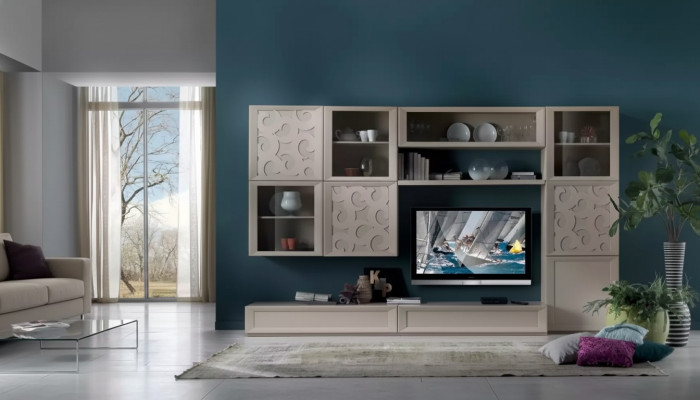 Ensemble de salon Vitrine Commode Unités murales Meuble TV Penderie design Nouvelle