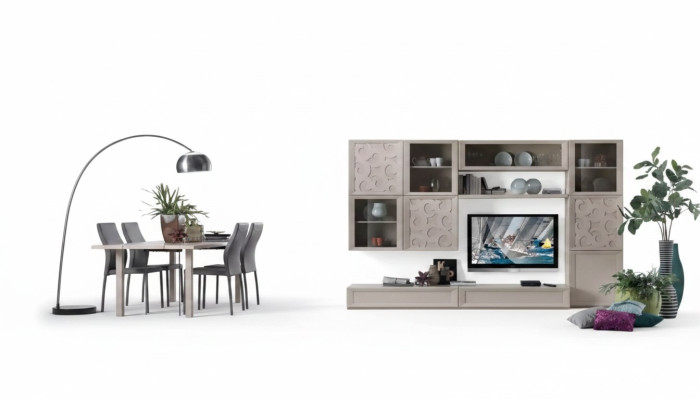 Ensemble de salon Vitrine Commode Unités murales Meuble TV Penderie design Nouvelle