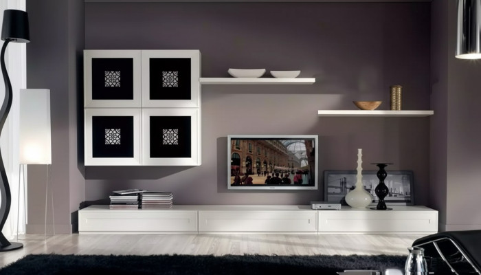 Ensemble mural moderne Buffet Meuble mural Mobilier de salon