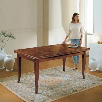 Table à manger Classique r Table Bois Tables de Luxe Salle à manger Meubles Ess Design
