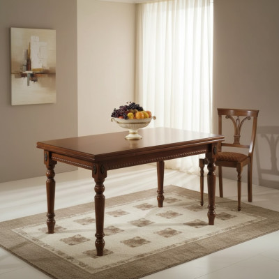 Table de luxe Tables marron Salle à manger Table à manger Design italien nouvelle