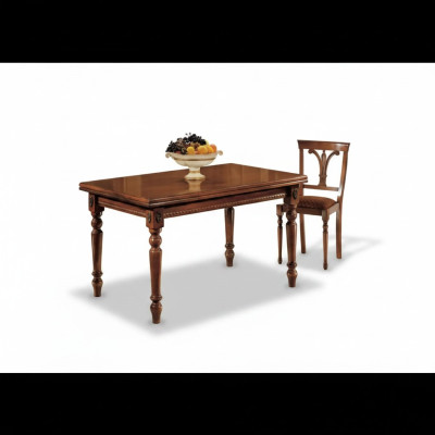 Table de luxe Tables marron Salle à manger Table à manger Design italien nouvelle