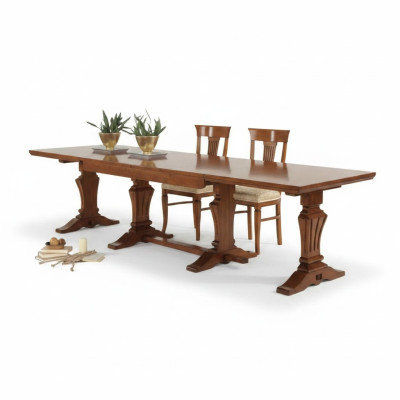 Table à manger Table en bois Salle à manger Table en bois Design Mobilier de luxe Classique nouveau
