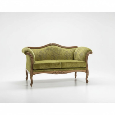 Canapé 2 places en tissu bois rembourré canapé canapé design luxe nouveau canapé