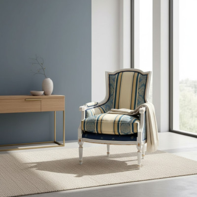 Fauteuil Canapé Rembourrage 1 place Design Canapés de luxe Canapés Tissu neuf