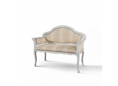 Canapé 2 places de luxe Tissu de canapé rembourré Canapé en tissu Tissu Classique Nouveau