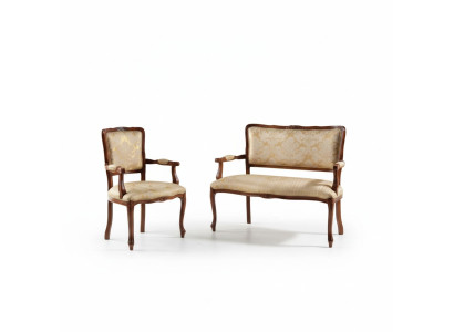 Canapé 2 places Fauteuil Canapés Rembourrage de canapé Siège Suite Tabouret Ensemble