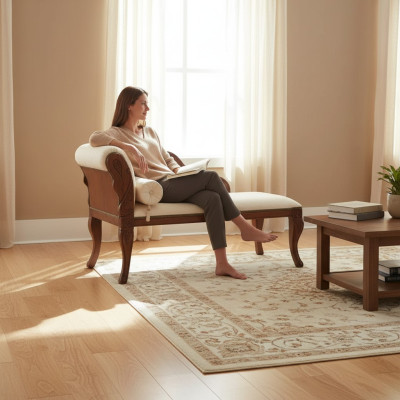 Chaise longue Mobilier Lounge Mobilier italien Chaise longue Canapé blanc Relax nouveauté
