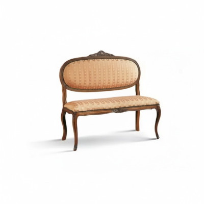 Designer Siège rembourré Tabouret Rembourrage Siège Tabouret Tabouret Bois Style Marron