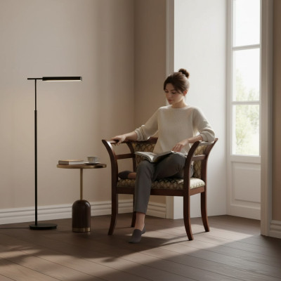 Salle à manger Chaises en bois Rembourrage avec accoudoir Chaise marron Design Salon