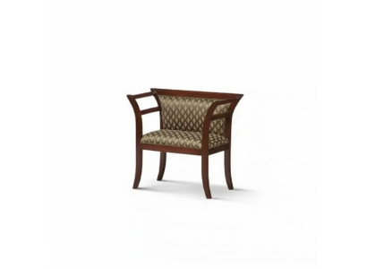 Salle à manger Chaises en bois Rembourrage avec accoudoir Chaise marron Design Salon