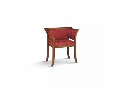 Salle à manger Chaise en bois avec accoudoirs Design classique et moderne Siège rembourré