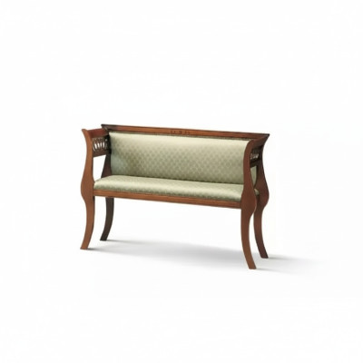 Banc de siège Classique Siège de Designer Meubles de Salle de Séjour Banc rembourré Marron