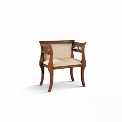 Chaise classique Chaise design Chaise de salle à manger Chaise en bois de luxe Chaise à accoudoirs en bois